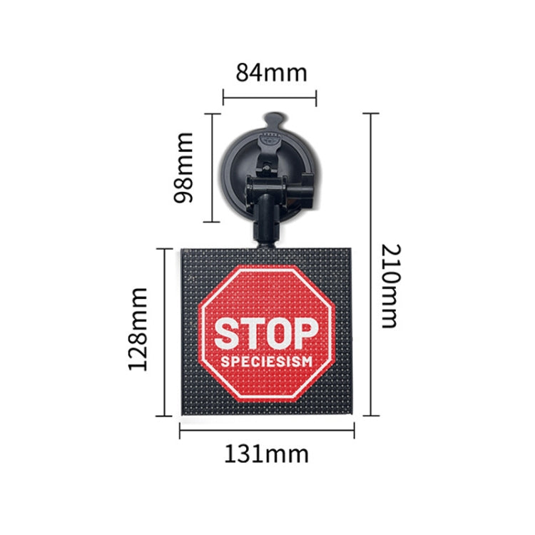 LED Dynamic Emoticon Car Display Screen 5V USB Interface, USB Interface