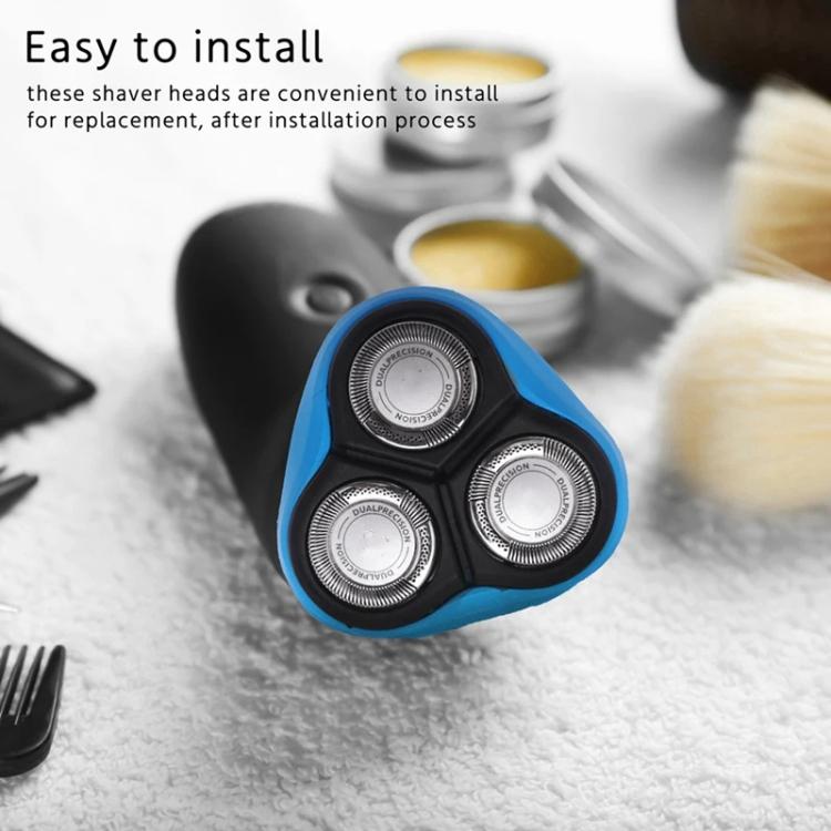 For Philips AT/PT Series Razor Integral Head with HQ8 Double-layer Blades, Gold, Black, Red, Dark Grey, Navy Blue, Blue