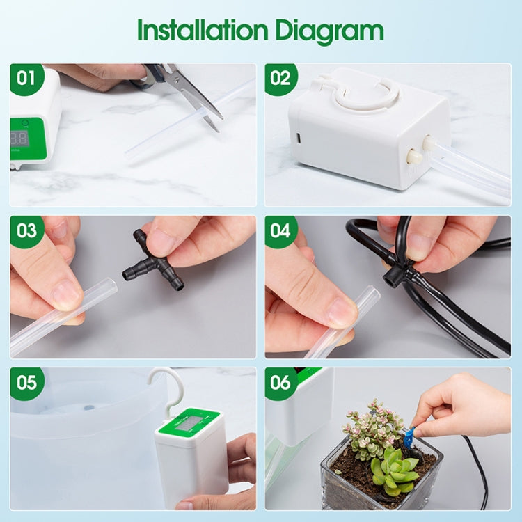 Household Intelligent Drip Irrigation Automatic Watering Timing Machine, Water 2 Potted Plants, Water 4 Potted Plants, Water 6 Potted Plants, Water 8 Potted Plants, Water 12 Potted Plants