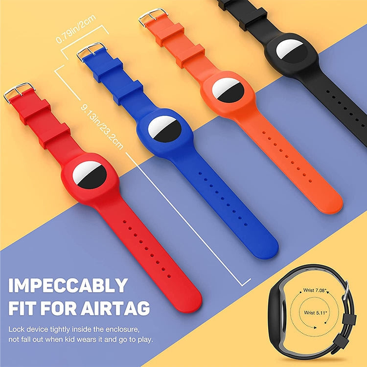 For AirTag 2nd Gen / AirTag 1st Gen Silicone Children Watch Band Protective Case