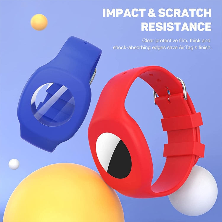 For AirTag 2nd Gen / AirTag 1st Gen Silicone Children Watch Band Protective Case
