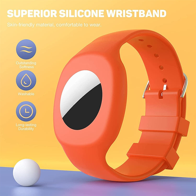 For AirTag 2nd Gen / AirTag 1st Gen Silicone Children Watch Band Protective Case
