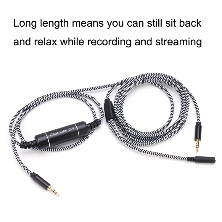 For HD60 S+ Chat Link Pro Mobile Game Projection Cable Voice Party Live Recording Audio Cable, ZS0248 Black