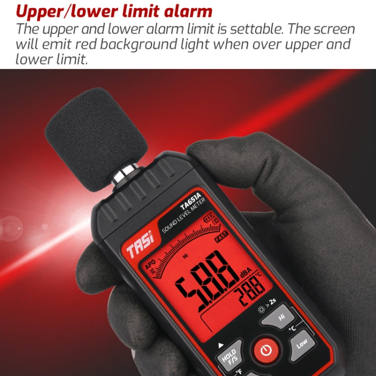 Household Noise Tester Decibel Device, TASI TA651B