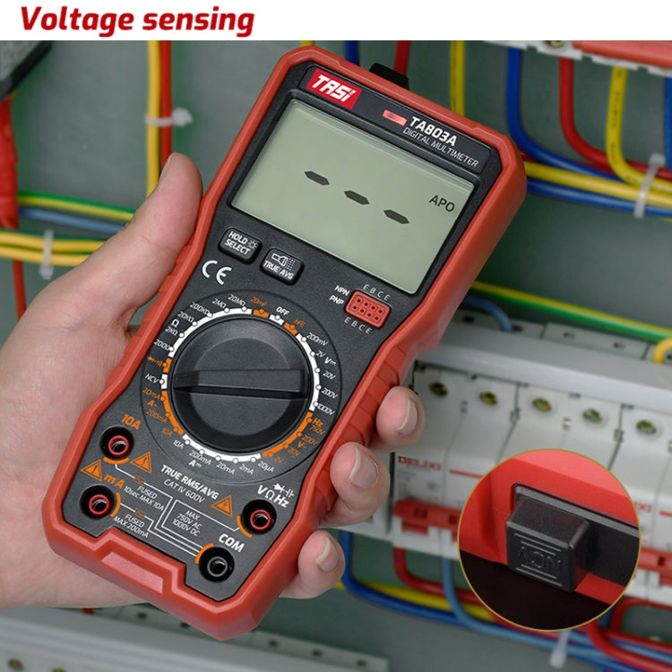 Digital High Precision Multimeter Digital Display Household Multifunction Electrician Multimeter, TASI TA803A, TASI TA803B, TASI TA803C