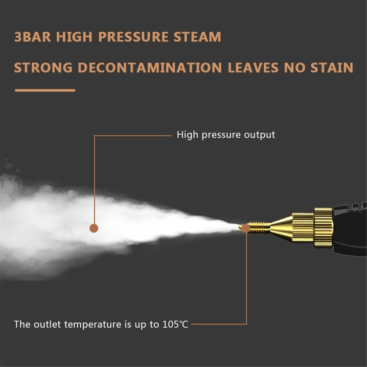 2500W High Temperature And High Pressure Steam Cleaning Machine for Kitchen Bathroom Furniture, White 220V UK Plug