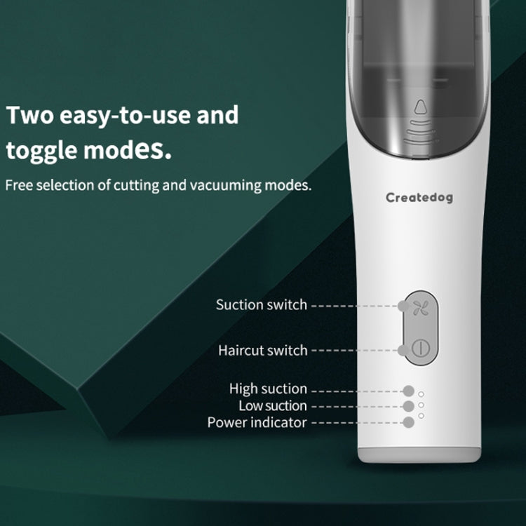 Electric Waterproof Hairdresser Children Low Noise Rechargeable Push Clipper, Suction Upgrade Version White