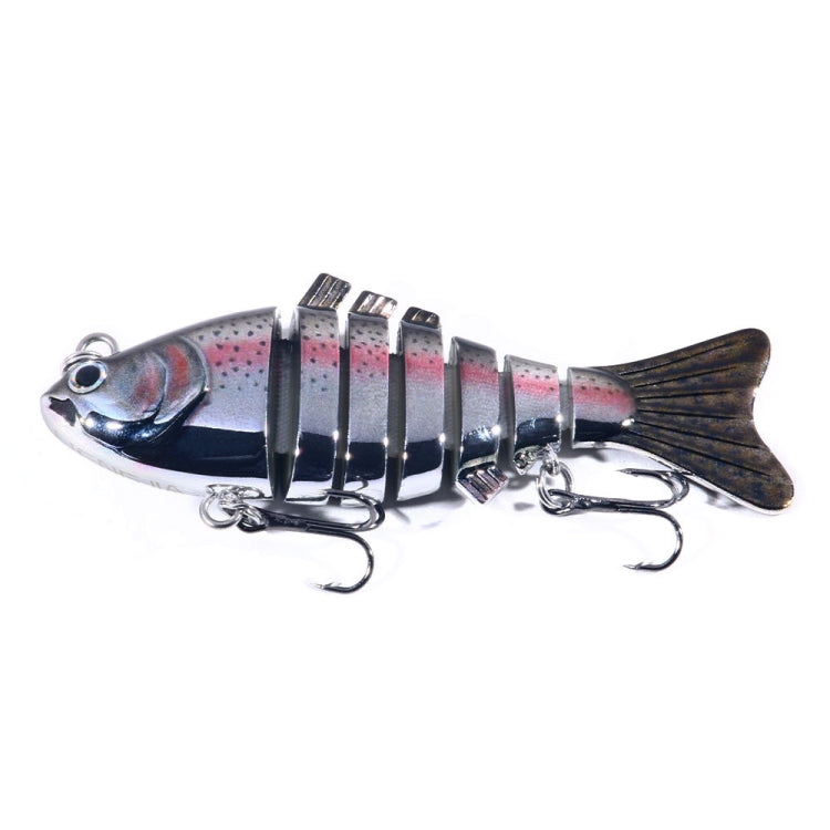 HENGJIA 10cm 24g Bionic Multi-Section Fish Bait Plastic Electroplating Fake Bait, JM060 (5), JM060 (6), JM060 (1), JM060 (2), JM060 (3), JM060 (4)