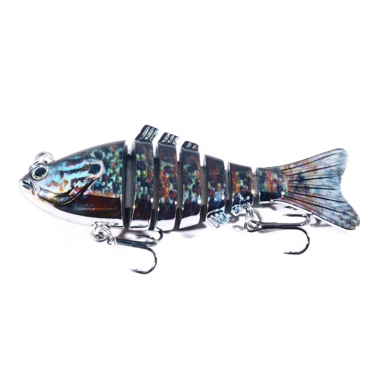 HENGJIA 10cm 24g Bionic Multi-Section Fish Bait Plastic Electroplating Fake Bait, JM060 (5), JM060 (6), JM060 (1), JM060 (2), JM060 (3), JM060 (4)