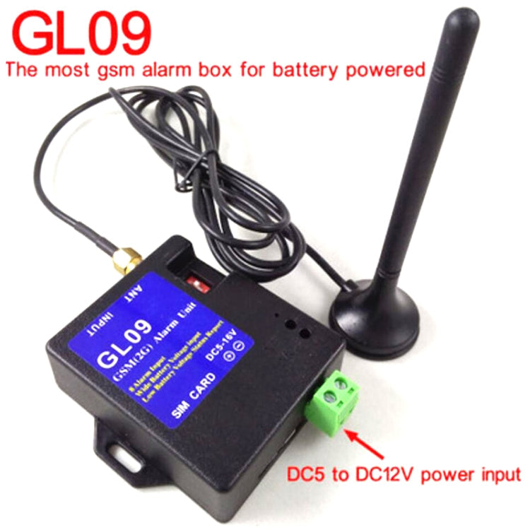 GL09-B 3G 8 Channel GSM SMS Alarm System Module For Battery Operated  Alert, GL09-B 3G