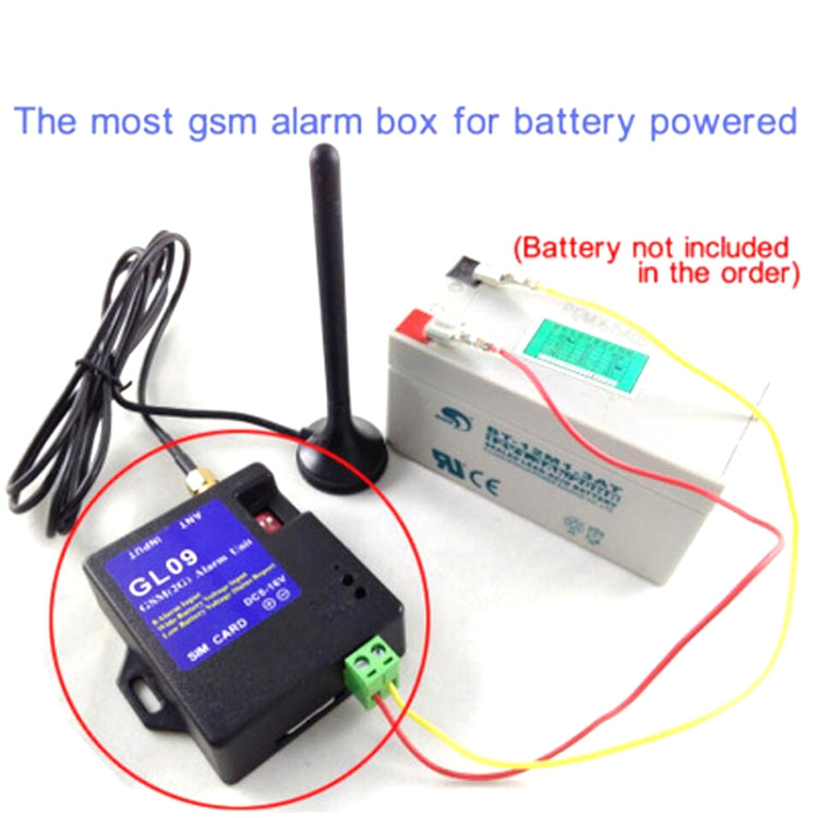 GL09-B 3G 8 Channel GSM SMS Alarm System Module For Battery Operated  Alert, GL09-B 3G