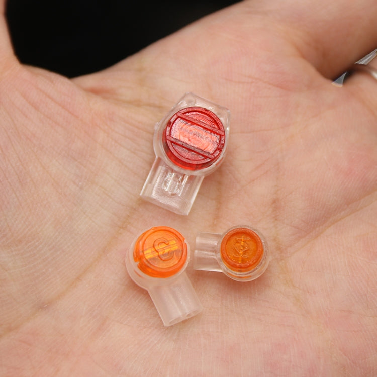 100pcs /Pack Network Cable Telephone Line Connector Moisture-Proof Waterproof Wiring Terminals, K1, K2, K3