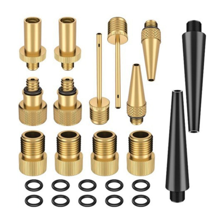 SV/AV/DV Bicycle Valve Adapter Set Bike Ball Pump Accessories, 15 in 1, 24 in 1 with Leather Ring, 25 in 1, 24 in 1, 32 in 1, 16 in 1, 10 in 1, 3sets 3 in 1, 12 in 1, 3sets 5 in 1, 3sets 4 in 1, 3sets 4 in 1 Gold, 14 in 1, 16 in 1 with Split Box       ...