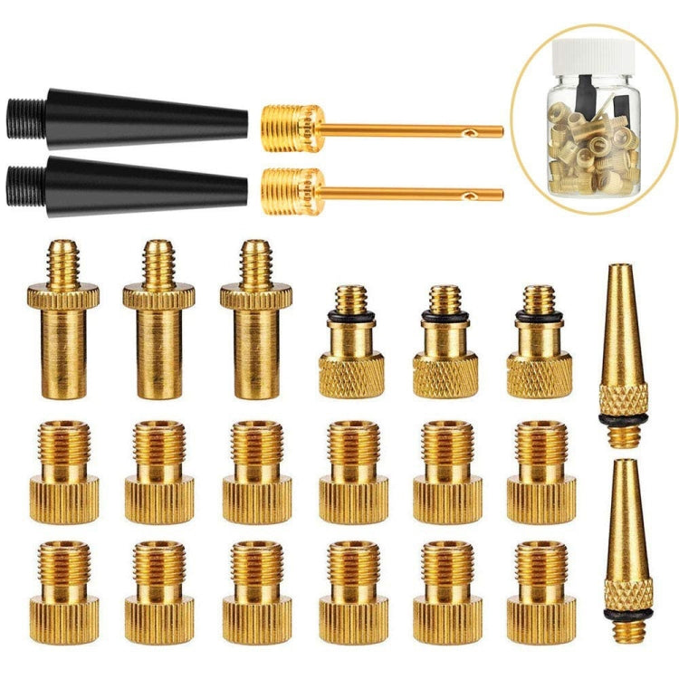 SV/AV/DV Bicycle Valve Adapter Set Bike Ball Pump Accessories, 15 in 1, 24 in 1 with Leather Ring, 25 in 1, 24 in 1, 32 in 1, 16 in 1, 10 in 1, 3sets 3 in 1, 12 in 1, 3sets 5 in 1, 3sets 4 in 1, 3sets 4 in 1 Gold, 14 in 1, 16 in 1 with Split Box       ...