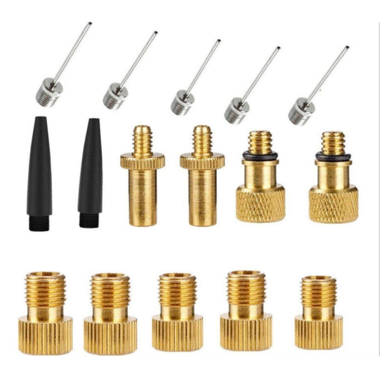 SV/AV/DV Bicycle Valve Adapter Set Bike Ball Pump Accessories, 15 in 1, 24 in 1 with Leather Ring, 25 in 1, 24 in 1, 32 in 1, 16 in 1, 10 in 1, 3sets 3 in 1, 12 in 1, 3sets 5 in 1, 3sets 4 in 1, 3sets 4 in 1 Gold, 14 in 1, 16 in 1 with Split Box       ...