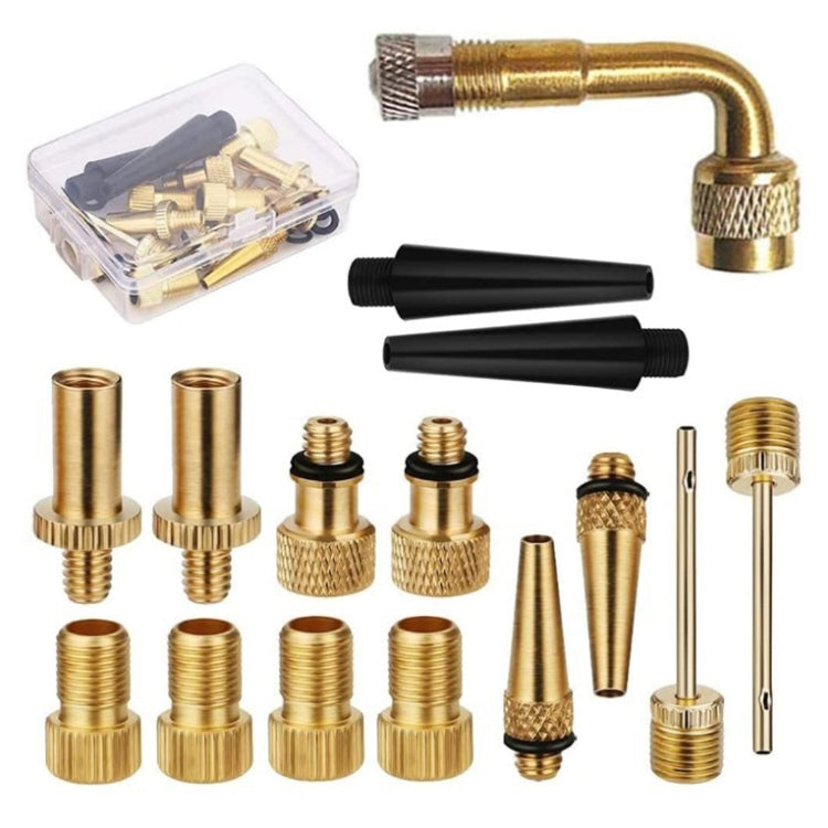 SV/AV/DV Bicycle Valve Adapter Set Bike Ball Pump Accessories, 15 in 1, 24 in 1 with Leather Ring, 25 in 1, 24 in 1, 32 in 1, 16 in 1, 10 in 1, 3sets 3 in 1, 12 in 1, 3sets 5 in 1, 3sets 4 in 1, 3sets 4 in 1 Gold, 14 in 1, 16 in 1 with Split Box       ...