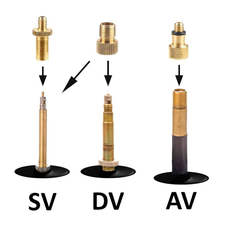 SV/AV/DV Bicycle Valve Adapter Set Bike Ball Pump Accessories, 15 in 1, 24 in 1 with Leather Ring, 25 in 1, 24 in 1, 32 in 1, 16 in 1, 10 in 1, 3sets 3 in 1, 12 in 1, 3sets 5 in 1, 3sets 4 in 1, 3sets 4 in 1 Gold, 14 in 1, 16 in 1 with Split Box       ...