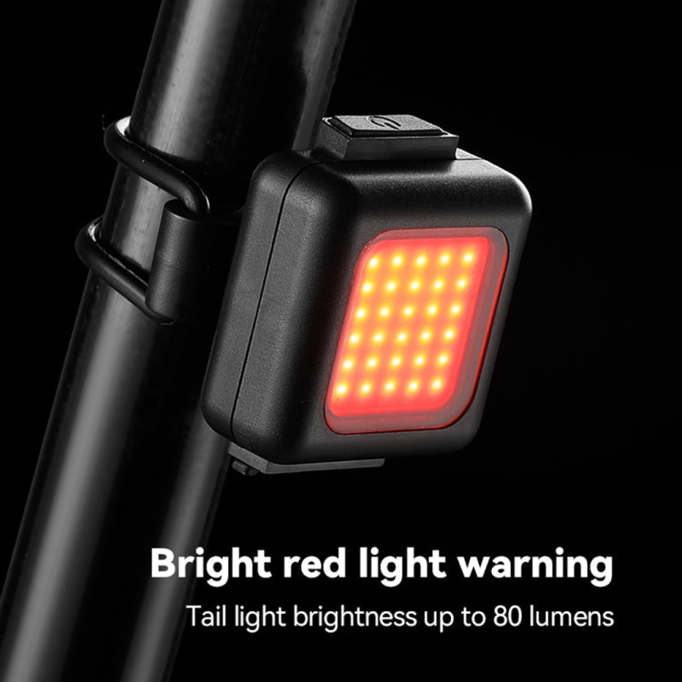 COB Lamp Beads Mini Mountain Bike Light USB Rechargeable Cycling Waterproof MTB Road Bike Lamp, White Headlight, Red Taillight, White Headlight+Red Taillight