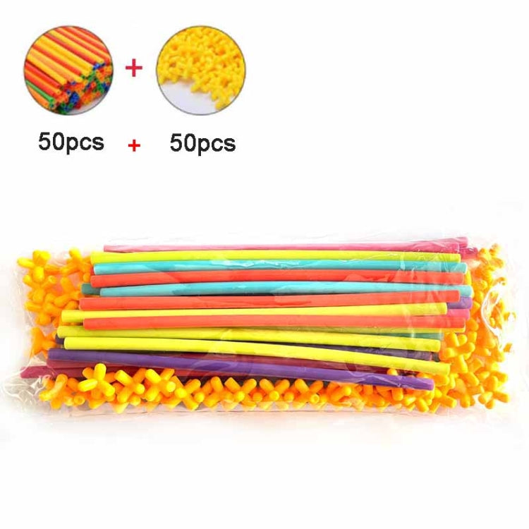 DIY Plastic 4D Straw Building Blocks Joint Funny Development Toys, 50pcs Pipe+50 Connectors, 100pcs Pipe+50 Connectors, 100pcs Pipe+100 connectors, 150pcs Pipe+150 connectors, 200pcs Pipe+200 Connectors, 250pcs Pipe+250 Connectors                      ...