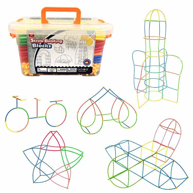 DIY Plastic 4D Straw Building Blocks Joint Funny Development Toys, 50pcs Pipe+50 Connectors, 100pcs Pipe+50 Connectors, 100pcs Pipe+100 connectors, 150pcs Pipe+150 connectors, 200pcs Pipe+200 Connectors, 250pcs Pipe+250 Connectors                      ...