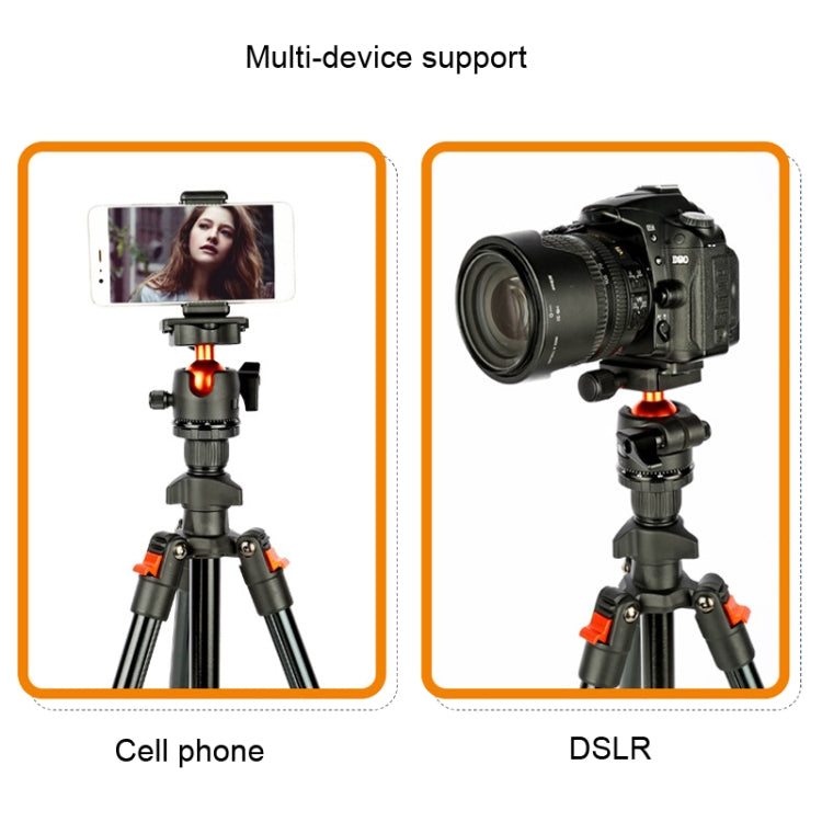DSLR Tripod Photography Stand Portable Cell Phone Micro SLR Tripod, K268+KJ36