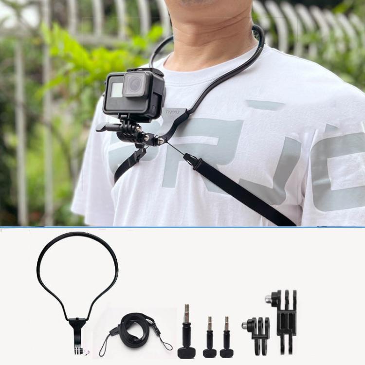 TUYU Camera Neck Holder Mobile Phone Chest Strap Mount  For Video Shooting//POV, Standard (Black), Standard (Blue), With Phone Clip (Black), With Phone Clip (Blue), Vertical Shooting (Black), Vertical Shooting (Blue), Vertical +Phone Clip (Black)      ...