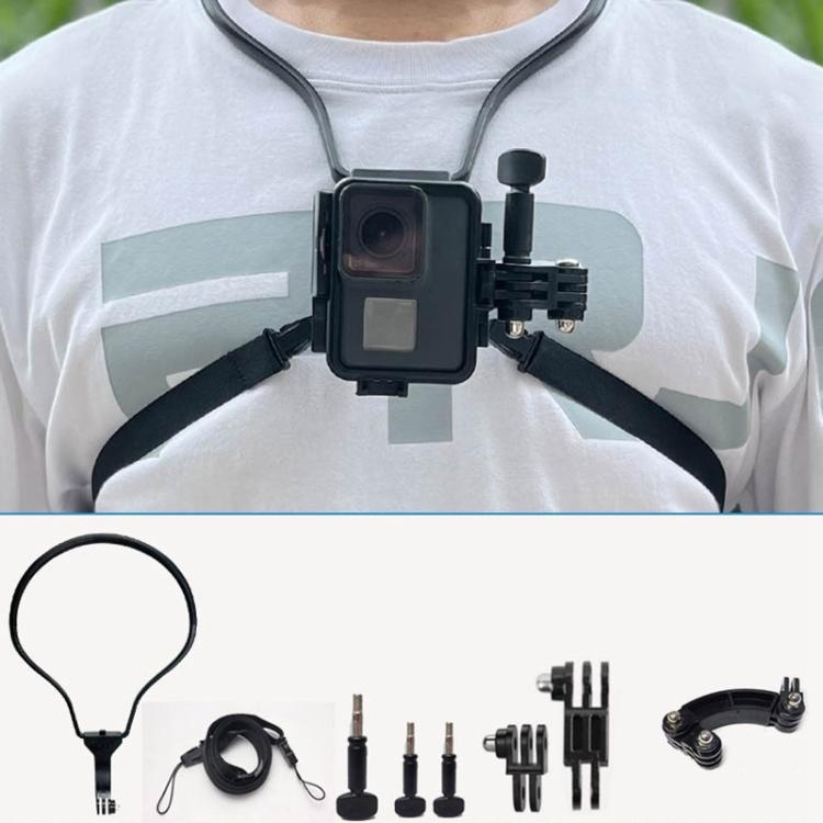TUYU Camera Neck Holder Mobile Phone Chest Strap Mount  For Video Shooting//POV, Standard (Black), Standard (Blue), With Phone Clip (Black), With Phone Clip (Blue), Vertical Shooting (Black), Vertical Shooting (Blue), Vertical +Phone Clip (Black)      ...