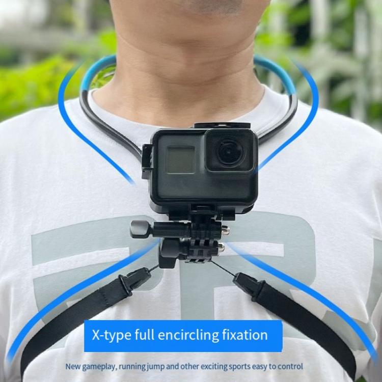 TUYU Camera Neck Holder Mobile Phone Chest Strap Mount  For Video Shooting//POV, Standard (Black), Standard (Blue), With Phone Clip (Black), With Phone Clip (Blue), Vertical Shooting (Black), Vertical Shooting (Blue), Vertical +Phone Clip (Black)      ...