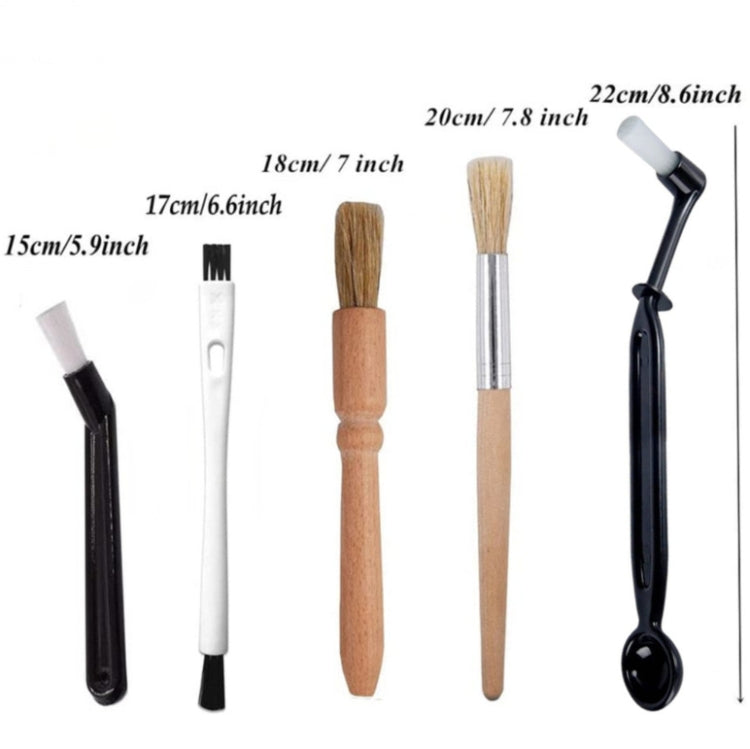 Coffee Machine Cleaning Set Coffee Grinder Brush, 5-in-1 A Type, 4-in-1 B Type, 3-in-1 C Type, 4-in-1 D Type, 4-in-1 E Type, 4-in-1 F Type, 14-in-1 G Type, 4-in-1 H Type