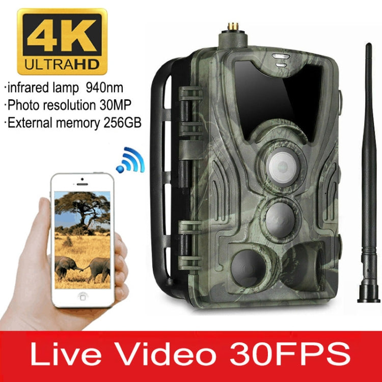 HC-801Pro 4K 4G Outdoor Hunting Camera App Remote Mobile Phone Control To View Photos And Video At Any Time, EU Plug, US Plug, AU Plug