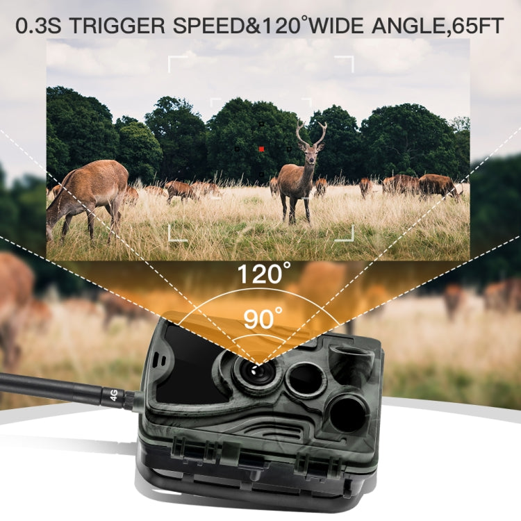 HC-801Pro 4K 4G Outdoor Hunting Camera App Remote Mobile Phone Control To View Photos And Video At Any Time, EU Plug, US Plug, AU Plug