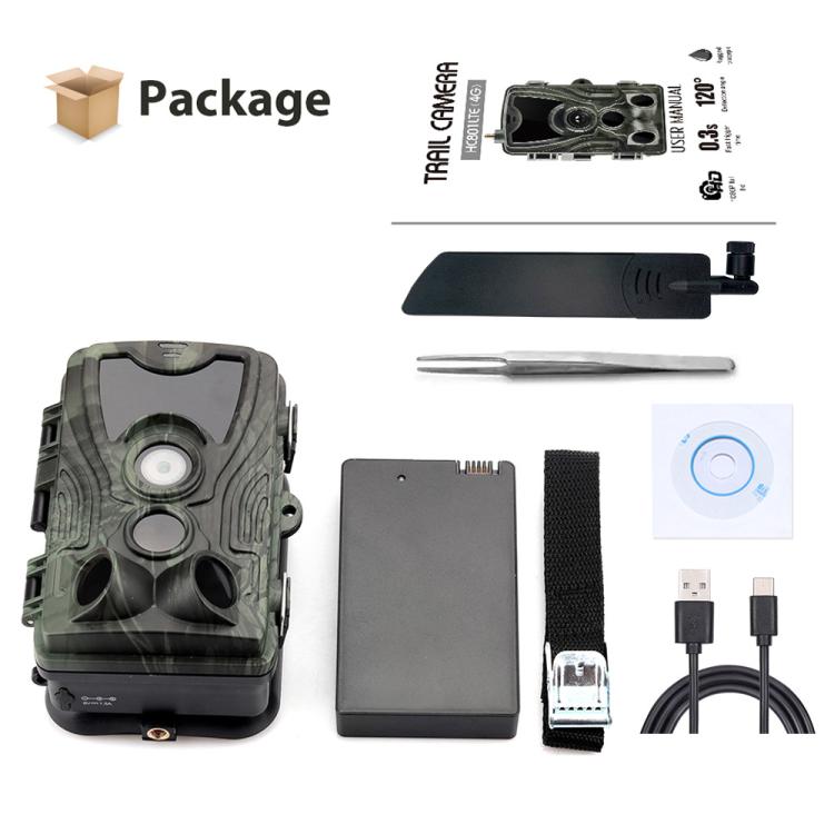 4G Outdoor Tracking Hunting Camera 5000mAh Lithium Battery Version, HC-801LTE-Li
