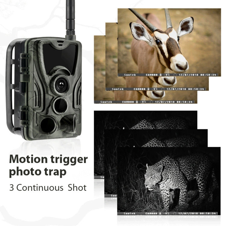 4G Outdoor Tracking Hunting Camera 5000mAh Lithium Battery Version, HC-801LTE-Li