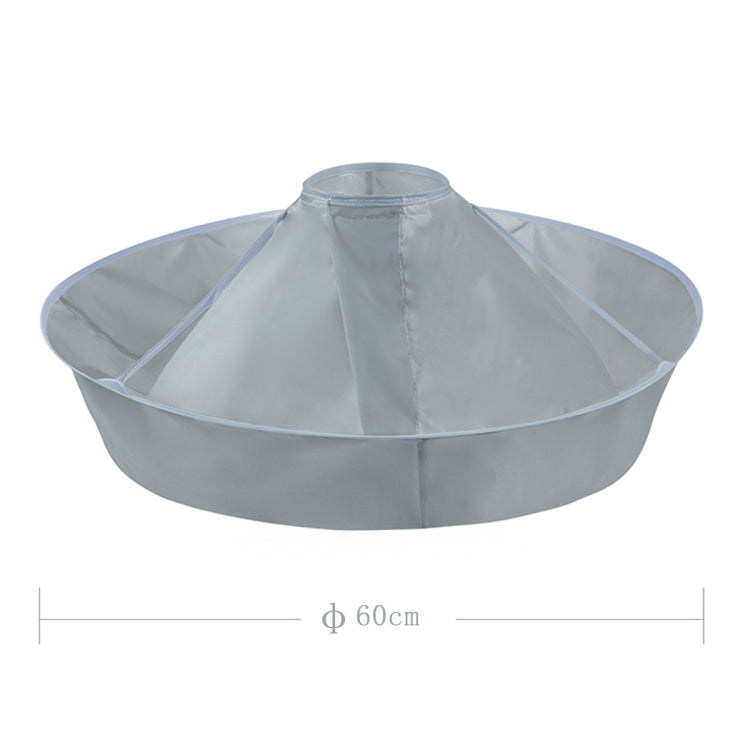 PE Material Haircut Cape 60cm Umbrella Design Salon Hairdressing Cloak For Hair Dye Perm, PE
