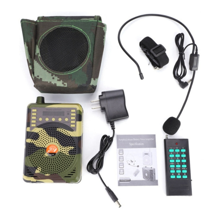 48W Wireless Bluetooth Voice Amplifier with Remote Control Supports USB/TF Card Playback, EU Plug, UK Plug, AU Plug, US Plug