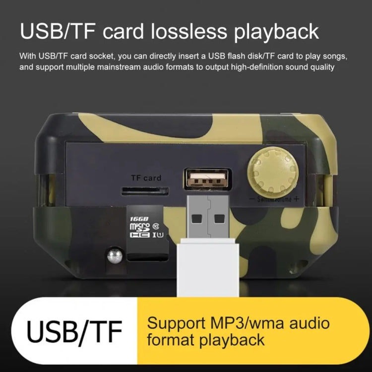 48W Wireless Bluetooth Voice Amplifier with Remote Control Supports USB/TF Card Playback, EU Plug, UK Plug, AU Plug, US Plug