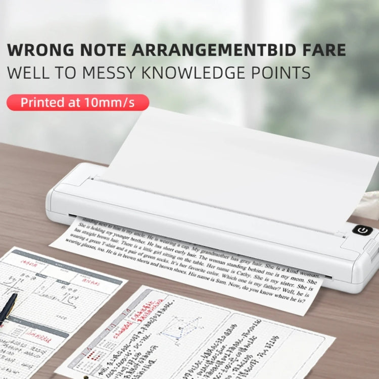 Small A4 Home Office Portable Inkless Printing Thermal Paper, 200pcs Thermal Paper