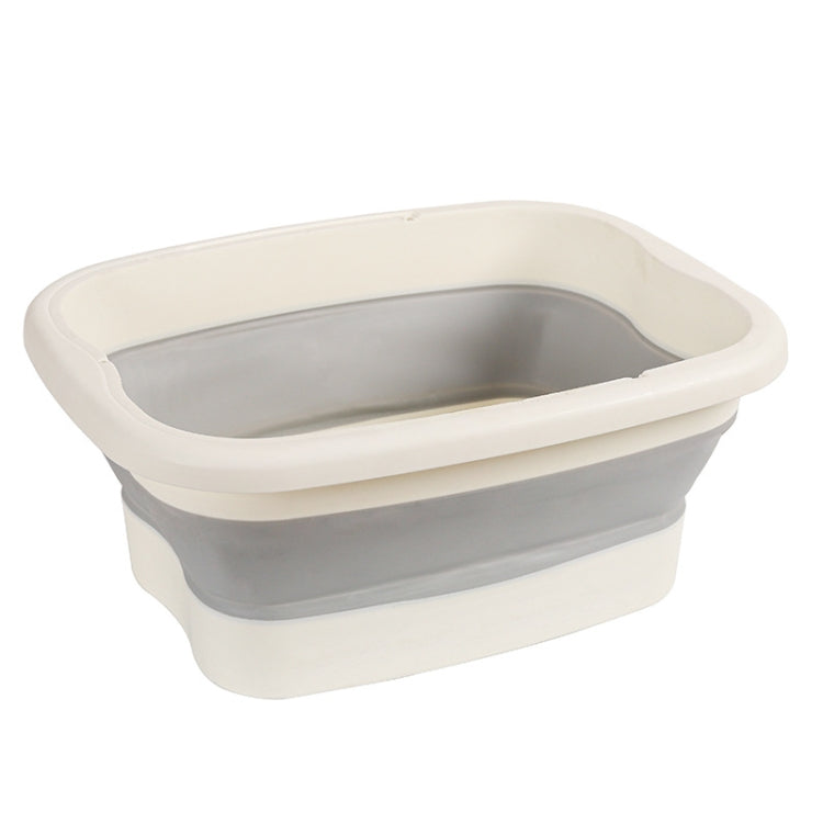 15L Foldable Foot Bath Bucket Foot Massage Wash Basin, Without Lid Gray, Without Lid Pink, Without Lid Green, With Lid Pink, With Lid Green