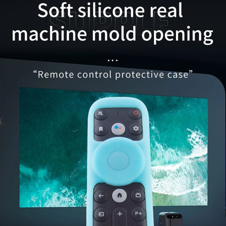 For TCL RC902V Remote Control Protective Case FMR1/FAR2/FMR4 Universal Silicone Shockproof Covers, 20.9 x 4.3 x 1.7cm