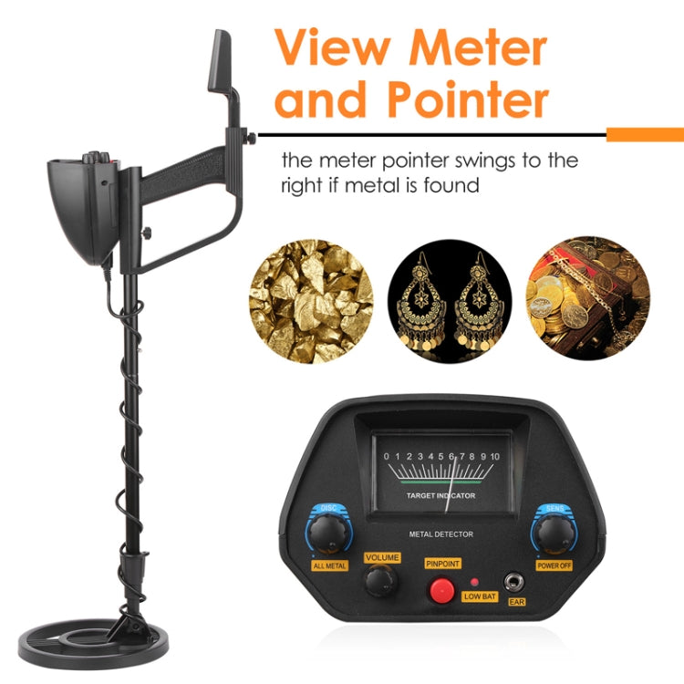 Underground Metal Detection Precise Positioning Outdoor Detection Equipment, MD4080 Black