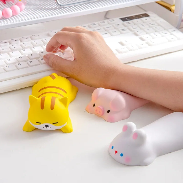 Decompression Memory Foam Mouse Pad Cute Desktop Mouse Wrist Cushion Hand Rest, Shiba Inu