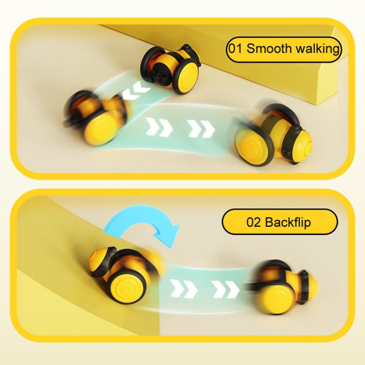 Bee Shaped Cats Motorized Toys Intelligent Cats Teasing Pet Toy Stroller, 60 x 53 x 38mm