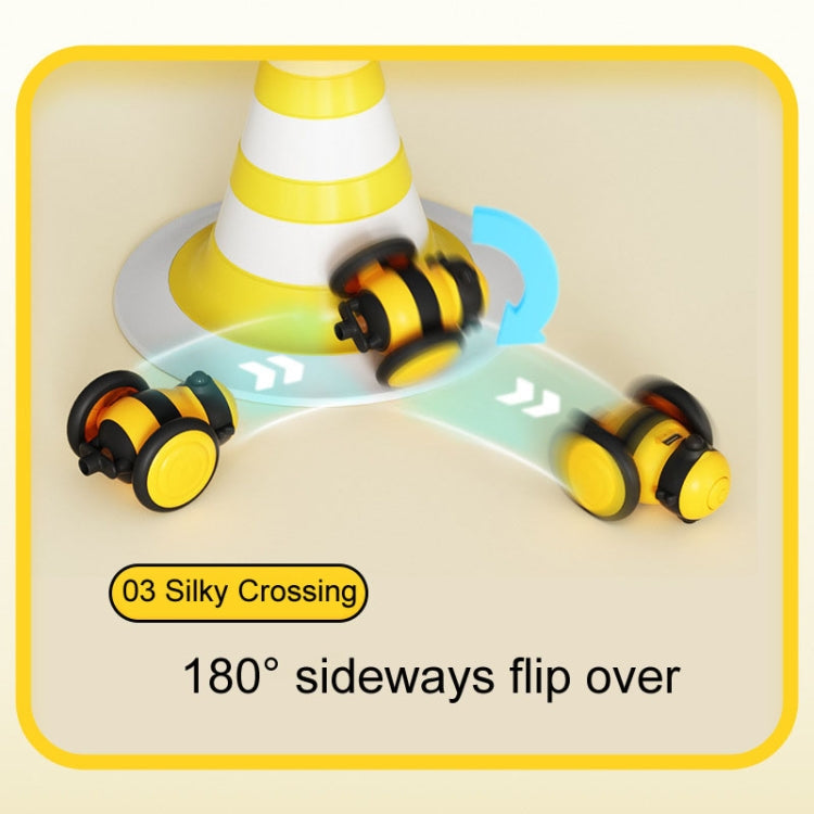 Bee Shaped Cats Motorized Toys Intelligent Cats Teasing Pet Toy Stroller, 60 x 53 x 38mm