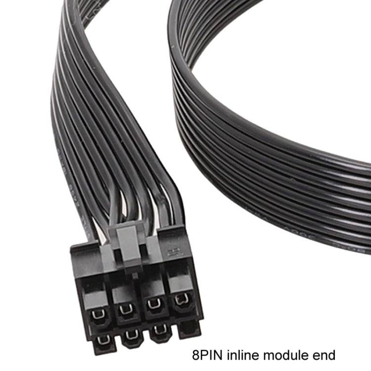 For Corsair 18AWG Flat Cable Power Module Cable Graphics Card Module Cable 8Pin To 8Pin 6+2, 50cm For Corsair, 60cm For Corsair
