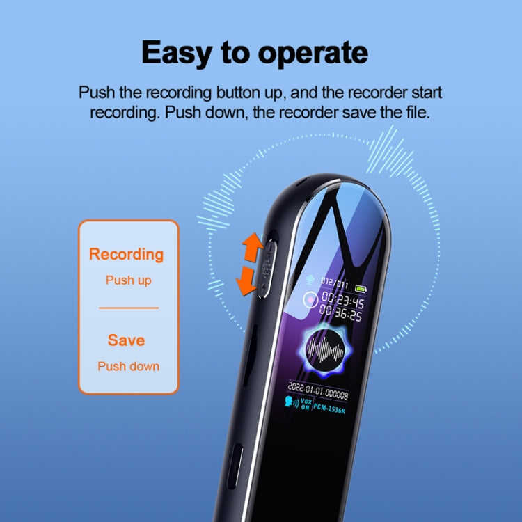 Q53 Ultra Long Standby Timer Voice Recorder HD Noise Canceling Recording Device, No Memory, 4GB, 8GB, 16GB, 32GB, 64GB, 128GB