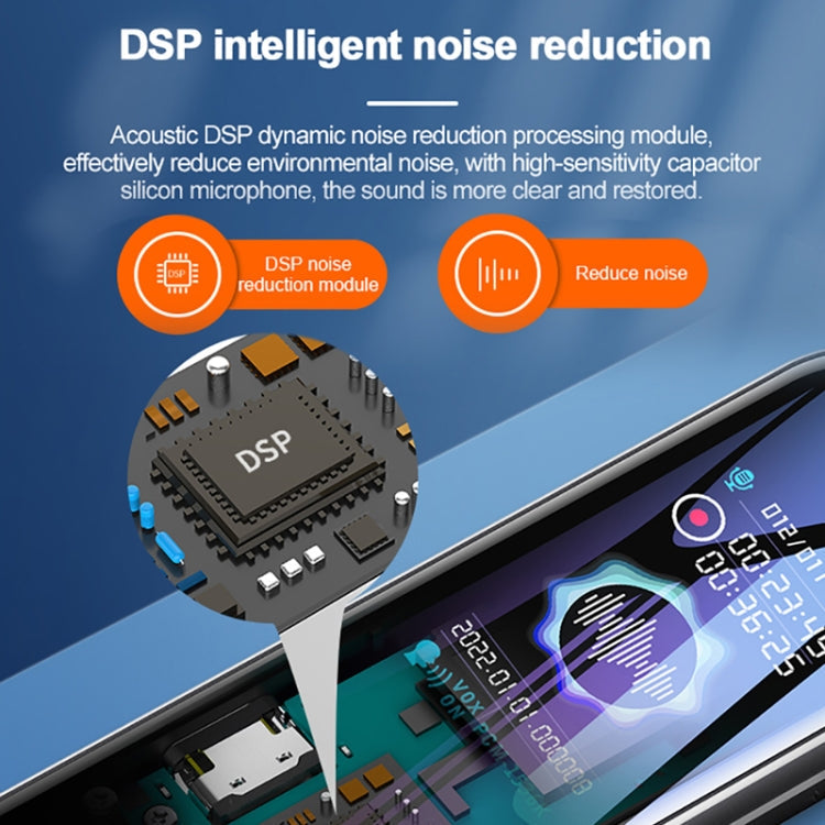 Q53 Ultra Long Standby Timer Voice Recorder HD Noise Canceling Recording Device, No Memory, 4GB, 8GB, 16GB, 32GB, 64GB, 128GB