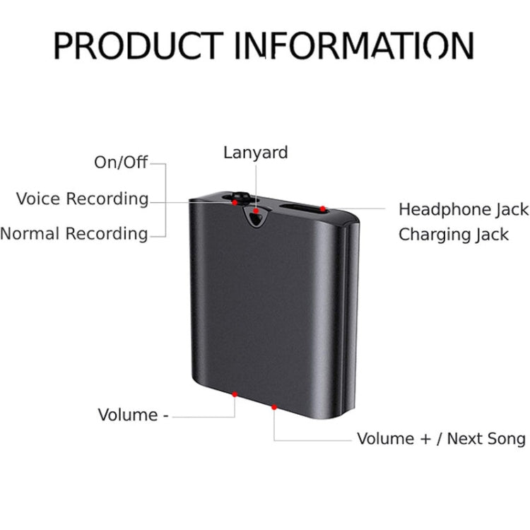 Q63 HD Noise Canceling Magnetic Voice Recorder Portable Intelligent Voice Activated Recording Pen, 8GB, 32GB