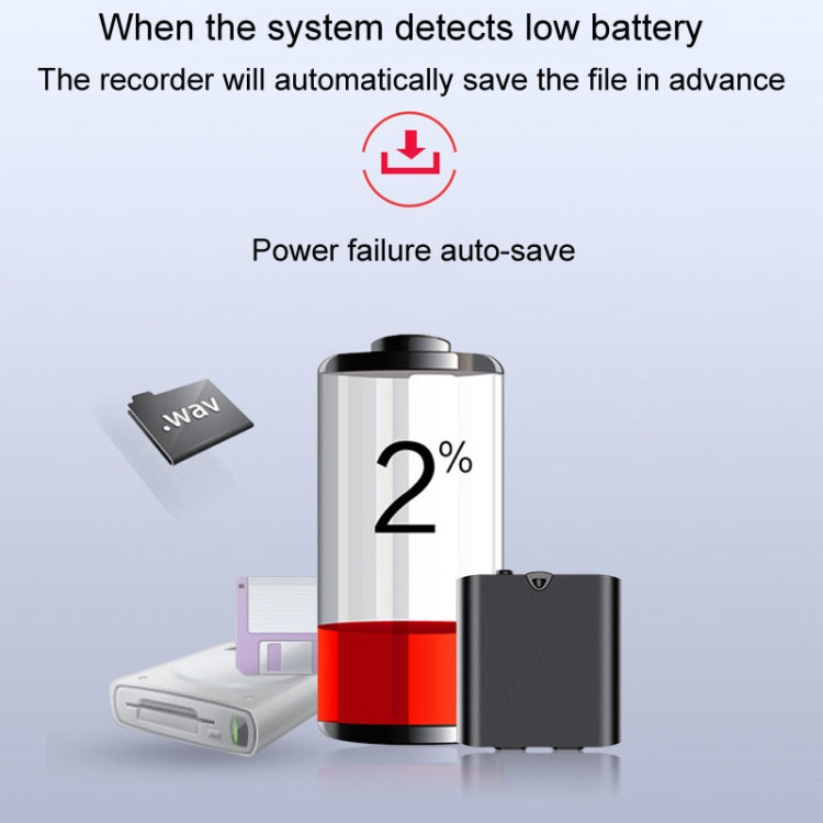 Q63 HD Noise Canceling Magnetic Voice Recorder Portable Intelligent Voice Activated Recording Pen, 8GB, 32GB