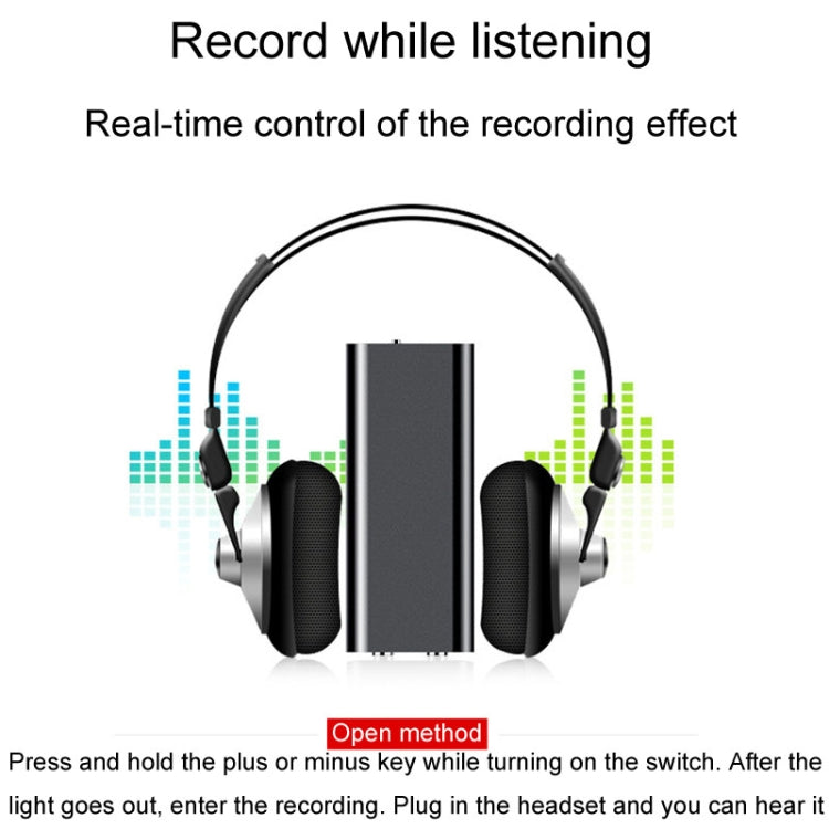 Q25 Intelligent Voice Recorder With Screen HD Noise Canceling Back Clip Voice Reporter, 4GB, 8GB, 16GB, 32GB