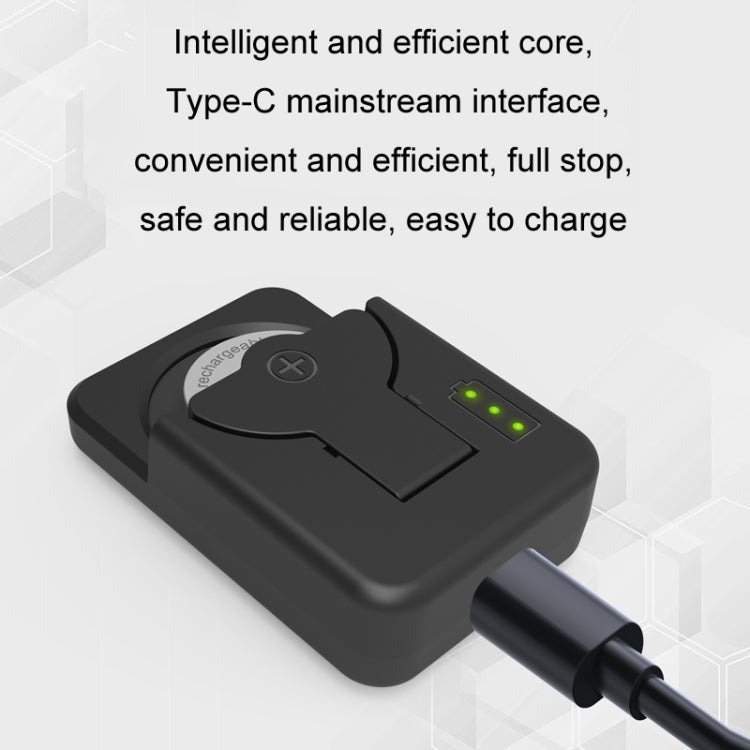 4.2V LIR2032/2450 Button Battery Universal Charger, RSC-X2-2 White, RSC-X2-2 Black